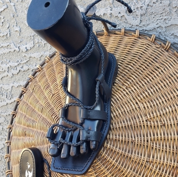 VIOLETA BY‎ MANGO Gladiator SANDALS - Picture 12 of 14